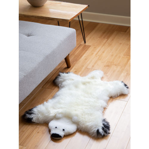 Australian Sheepskin Polar Bear Rug