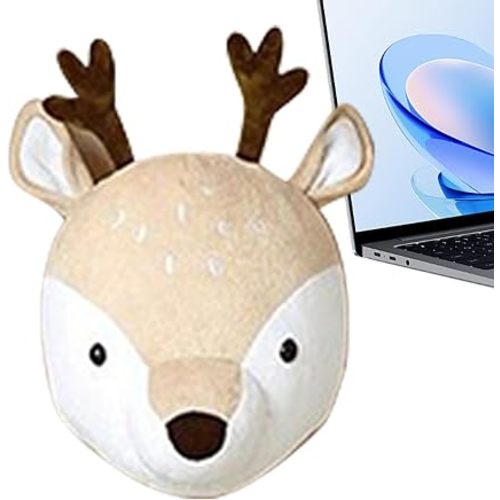 Decorative Wall Mount Animal Heads Soft Stuffed Kids Mount Hangable