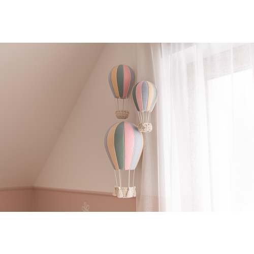 Colorful Hot Air Balloons, Nursery Decor, Baby Room Wall Hanging