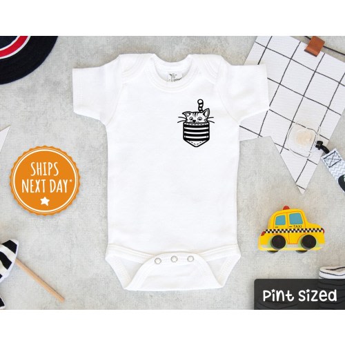 Cute Cat Baby Onesie® - Funny Animal Bodysuit