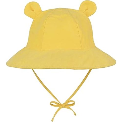 Zando Baby Sun Hat Newborn UPF 50+ Wide Brim Toddler Bucket Hat for Boys Girls Hats Adjustable Summer Beach Caps 0-4 Years