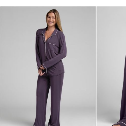 Luna Lounge Long Sleeve Pajama Set | Cozy Matching PJ Set | Comfrt