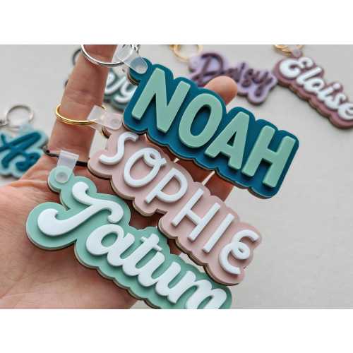 Personal Name Tag Backpack Keychain Diaper Bag Name Tag Custom School Name Tag Kid Backpack Name Keychain Lunch Box Name Tag Kid Keychain