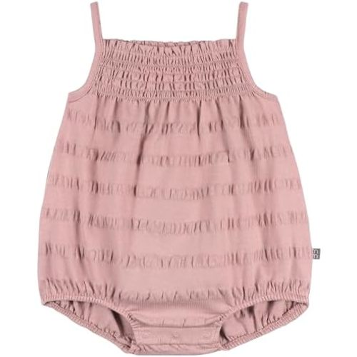 Modern Moments by Gerber Baby Girls' Mini Flutter Sleeve Bubble Romper