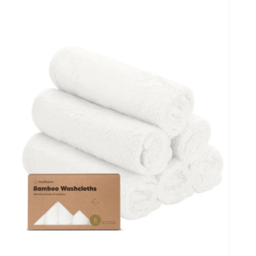 6-Pack Baby Bamboo Wash Cloths