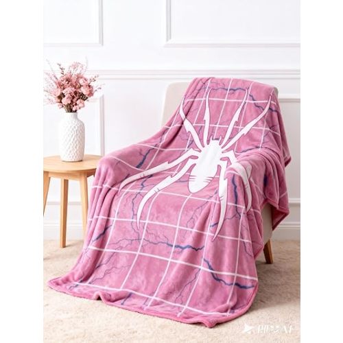 Pink Throw Fluffy Blanket 60x50 Inches Kids Gifts for Girls Teens Women Soft Plush Fuzzy Blanket for Couch Car Bed Warm Blankets Lightweight Bedding for Christmas New Year Valentines