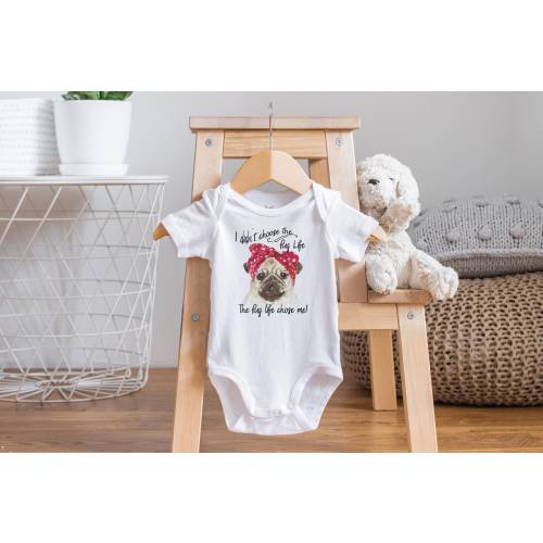 Pug Life Baby Onesie®, Funny Dog Outfit