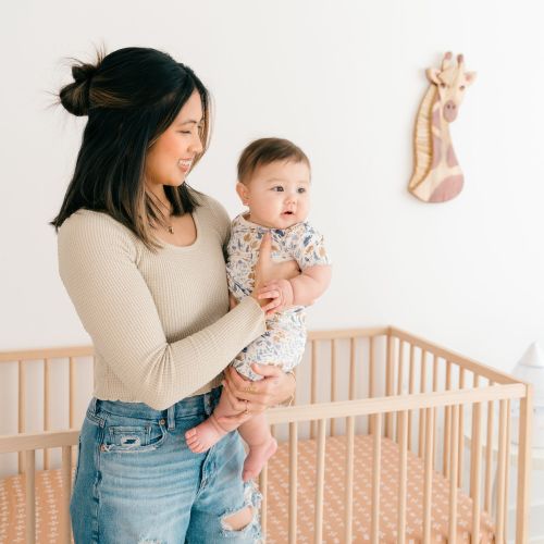 Wooden Giraffe Nursery Decor | Crane Baby