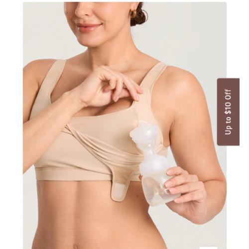 Natrelax® Velcro All-in-One Nursing & Pumping Bra