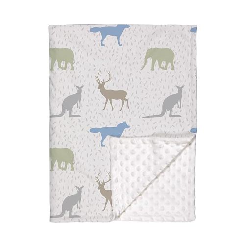 Baby Blankets for Boys and Girls, Deer Super Soft Nursery Minky Blanket for Newborn Baby, Double Layer with Dotted Backing, Essentials Receiving Bed Throw Blanket Crib Shower Gifts, 30 x 40 Inch