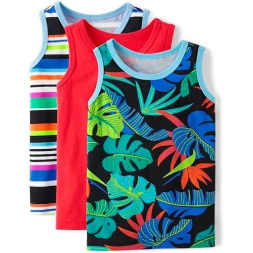 The Children's Place Boys and Toddler Assorted Sleeveless Tank Tops