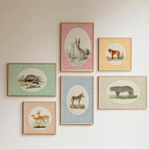 Nursery Animal Collection | Set of 6 Woodland Art Prints (Digital Download)