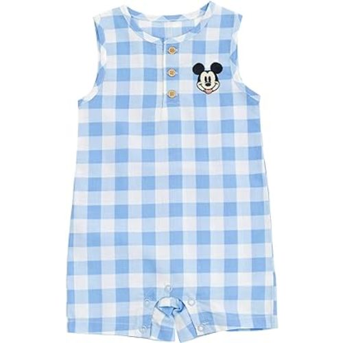 Disney Mickey Mouse Sleeveless Romper Newborn to Toddler