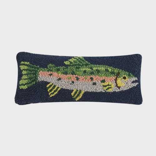 Trout Hook Pillow