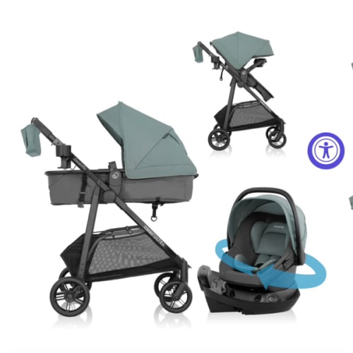 Evenflo Evenflo Omni Ultra Travel System with Revolve180 LiteMax NXT Rotating Preemie and Infant Car Seat - Evenflo® Official Site – Evenflo® Company, Inc