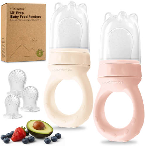 2-Pack Lil’ Prep Baby Food Feeders (Mist Rose)