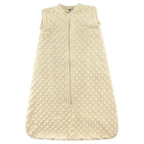 Hudson Baby Infant Plush Sleeping Bag, Sack, Blanket, Cream Dot Mink, 0-6M