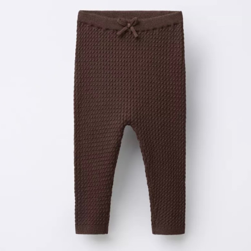 CABLE KNIT LEGGINGS - Ecru | ZARA United States