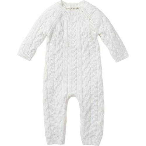 Baby Cable Knit Sweater Romper, 3-6M