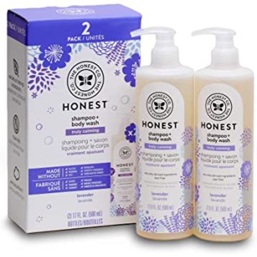 The Honest Company Truly Calming Shampoo & Body Wash (2 X 17 Fl Oz)Total Net Wt (34 Fl Oz),, ()