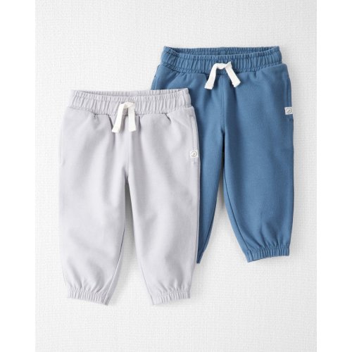 Baby 2-Pack Organic Cotton French Terry Sweatpants - Little Planet | Carter's