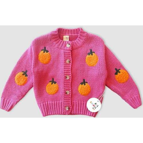 Tangerine Cardigan, Pink - All Small Co | Maisonette