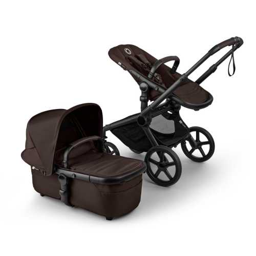 Bugaboo Fox 5 Renew Complete Stroller - Black / Cocoa Brown / Cocoa Brown