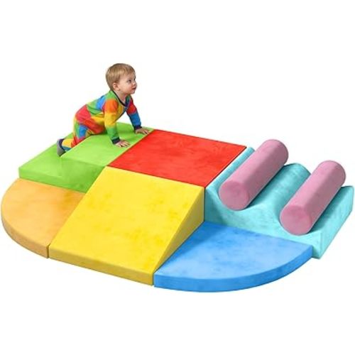 YENING Foam Climbing Blocks for Toddlers 1-3 Baby Climbing Toys for 1 Year Old Soft Play Set for Babies 6-12 Months Indoor
