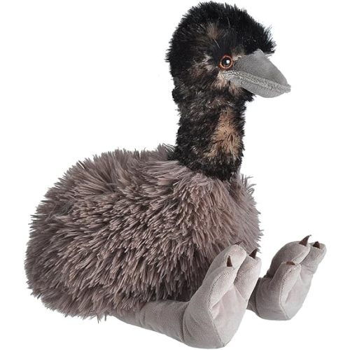 Wild Republic Cuddlekins Emu, Stuffed Animal, 12 Inches, Plush Toy, Fill is Spun Recycled Water Bottles