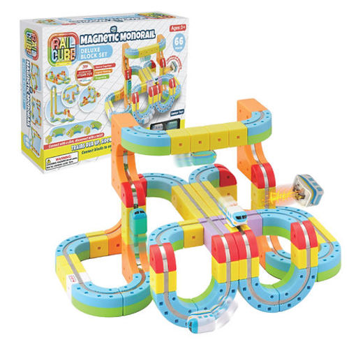 Magnetic Monorail Deluxe Set | Rail Cube