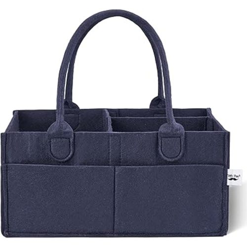 Mr. Pen- Baby Diaper Caddy Organizer, Navy Blue, Diaper Organizer, Car Diaper Caddy, Baby Caddy Organizer, Portable Diaper Caddy, Diaper Organizer for Changing Table, Baby Organizer for Nursery