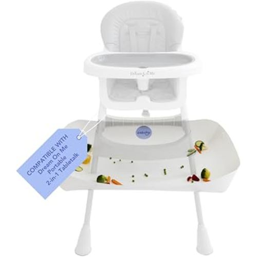 CATCHY - Food Catcher - Compatible with Dream On Me Portable 2-in-1 Tabletalk High Chair + 11 Other High Chairs - Highchair Sold Separately - Baby Food & Mess Catcher - Under High Chair Accessory