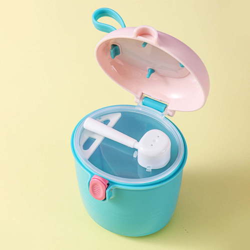 OAVQHLG3B Baby Formula Dispenser with Scoop,Milk Powder Dispenser Container Food Storage, Candy Fruit Box, Snack Containers, for Infant Toddler Children Travel