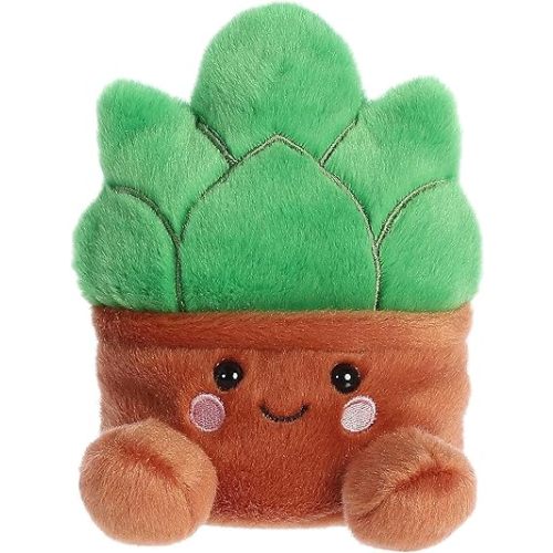 Aurora® Adorable Palm Pals™ Gigi Succulent™ Stuffed Animal - Pocket-Sized Play - Collectable Fun - Green 5 Inches