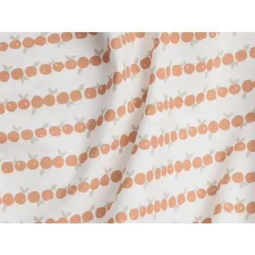 Percale Crib Sheet - Clementine