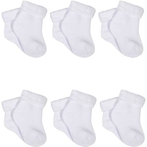 Gerber 6-Pack White Terry Socks