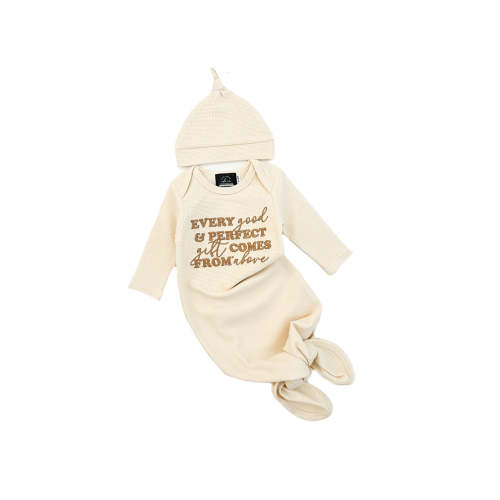 Every Good & Perfect Gift Waffle Gown & Matching Beanie – OUR HOUSE ABOVE