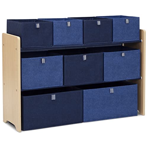 GAP GapKids Deluxe Toy Organizer - Greenguard Gold Certified, Navy/Natural