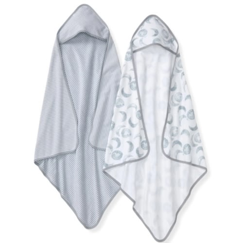 Hello Moon Organic Knit Terry Towels Set of 2