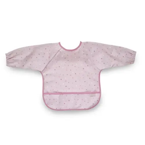 Plum Smock Bib Blush Pink | Baby Bunting AU