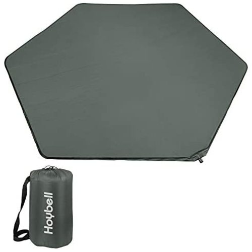 Hoybell Playpen Mattress, Compatible with Regalo My Play Play Yard, Self Inflatable Comfortable with Carry Case - Dark Grey