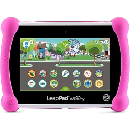LeapFrog LeapPad Academy Kids’ Learning Tablet, Pink