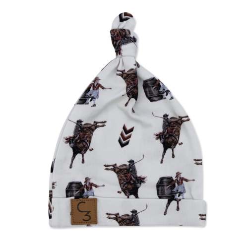 Bull Rider Newborn Baby Hat
