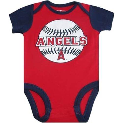 VF Los Angeles Angels Team Logo Infant Creeper Bodysuit - Team Colors