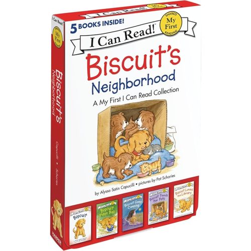 Biscuit's Neighborhood: A Box of 5 Stories for Beginning Readers and Dog Lovers (My First I Can Read) Paperback – January 2, 2018