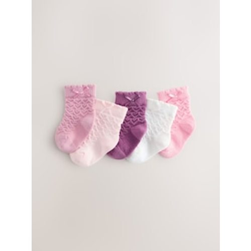 Buy Pink Baby Socks 5 Pack from Next USA