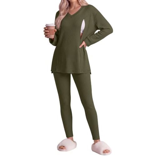 Neer 2 Pcs Maternity Nursing Pajamas Set Oversize