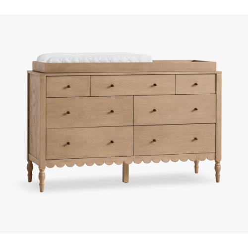 Penny 7-Drawer Dresser & Topper Set (56w x 19d")