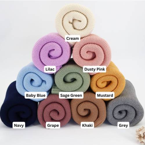 Embroidered Baby Blanket, Soft Cotton Knit Baby Blanket, Custom Baby Name Blanket, Baby Shower Gift, Newborn Blanket, Keepsake Gift for Baby