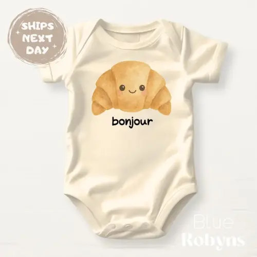 Bonjour Croissant Onesie